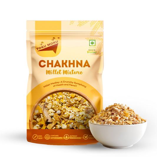 Millet Mixture – Chatpata, Healthy Namkeen Snacks – Roasted, Not Fried | No Palm Oil | Healthy Replacement of Chips & Bhujia