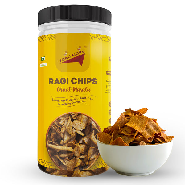 Ragi Chips Tasty & High Protein Snacks Chips | 30% Of Protein | No Palm Oil or Trans Fats | No Junk & Chemicals | Baked, not Fried