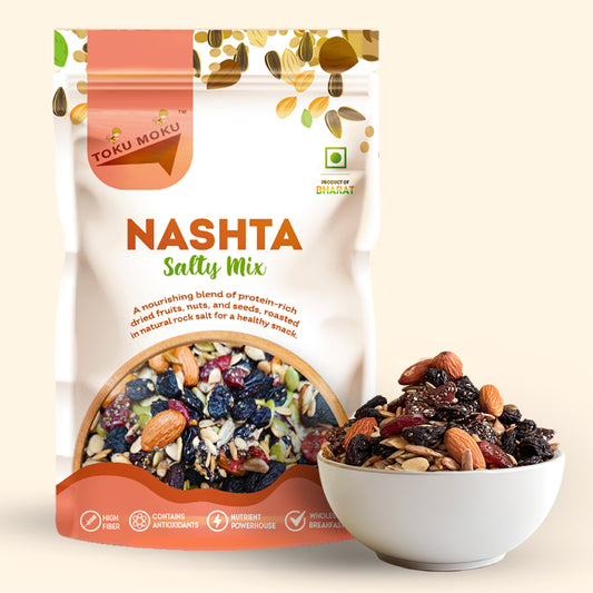 Salty Dry Fruits Mix, Premium Trail Mix | Healthy Mixed Nuts with Dry Fruits | Almonds | Blackberry | Cranberry | Pumpkin Seeds
